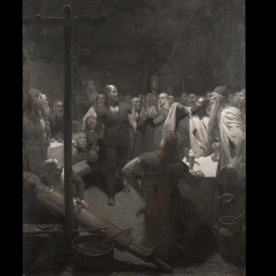 Baldr, saga de Frithiof - Peinture: Johan August Malmström