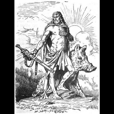 Freyr - Illustration: Johannes Gehrts