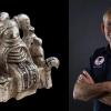 Danemark- La figurine Odin de Lejre dont une copie part en mission dans l'espace avec l'astronaute Andreas Mogensen - Photos: Musée national du Danemark et ESA