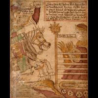 Hermóðr affronte la déesse du monde des morts - Illustration: Ólafur Brynjúlfsson