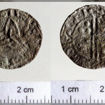 Hongrie - Pièce de monnaie datant du règne d'Harald Hardrada découverte sur le site archéologique de Kesztölc - Photo: Tamás Retkes