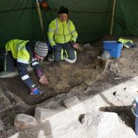 Novembre - Une singulière tombe à chambre de l'Âge Viking a été mise au jour en pleine campagne dans le centre de la Norvège. Quelle découverte rarissime ont fait les archéologues dans la sépulture de la défunte?