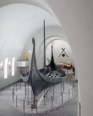 Norvège - Une réplique grandeur nature du bateau viking d'Oseberg