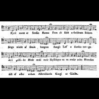 Partition de la chanson Lilja - Extrait de l'Essai sur la Musique Ancienne et Moderne de J.B de la Borde