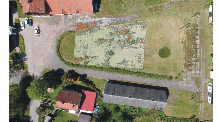 Pologne - Deux maisons et de possibles crânes humains découverts à Truso grâce au géoradar - Photo: Fabian Welc / Geo Archeo Service