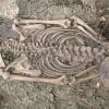Suède - Squelette d'un homme adulte du XIème siècle découvert à Sigtuna en 2018, entre les racines d'un arbre - Photo: Musée Sigtuna