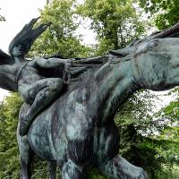Valkyrie exposée dans le parc Churchill, à Copenhague - Sculpture: Stephan Sinding